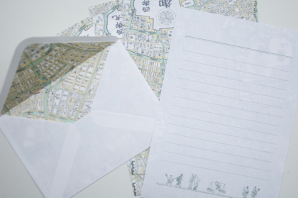 江戸古地図レターセットの商品写真
