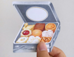 ア・ラ・カル堂　クッキー缶ミニレターセット　カード