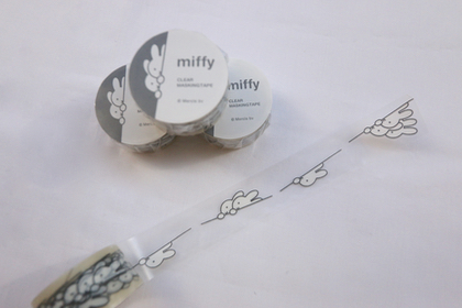 miffy　クリアマスキングテープの商品写真