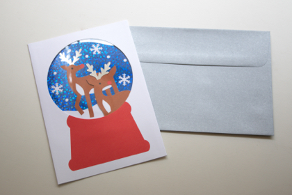 【取扱終了】クリスマスカード スノートナカイの商品写真