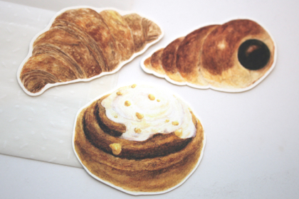 【メーカー廃番】パンのメッセージカード　rolls　の商品写真