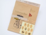キノコ図鑑シリーズ2 アンティークきのこ図鑑のラッピング袋