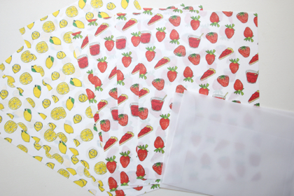 【メーカー廃番】イザベル・ボワノ レターセット イチゴ・レモンの商品写真