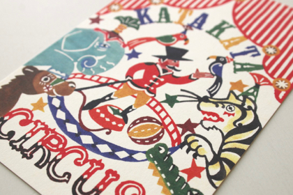 katakata ポストカード サーカスの商品写真