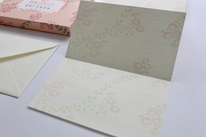 横書き蛇腹便箋レターセット 雛菊の商品写真