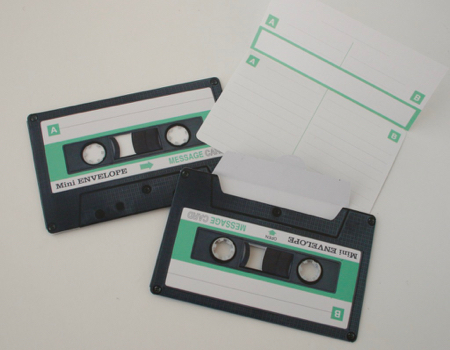 cobato　カセットテープ風メッセージカード