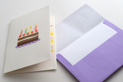 【取扱終了】ポップアップカード POP-UP CAKEの商品写真