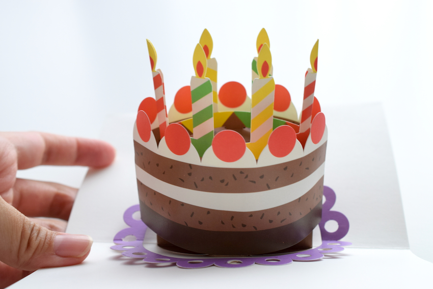 ポップアップカード Pop Up Cake バースデーカード 誕生日プレゼント のインターネット通販 山田文具店 インテリア雑貨セレクトショップ
